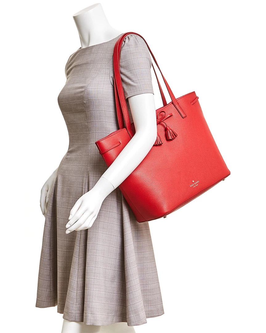 Kate Spade New York Hayes Street Nandy Leather Tote Women Totes 3 Kate Spade New York Hayes Street Nandy Leather Tote Women Totes - Image 3
