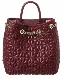 Kate Spade New York Bloom Medium Leather Backpack Women Backpacks