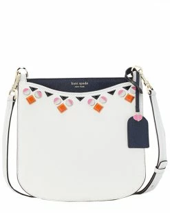 Kate Spade New York Margaux Jeweled Large Leather Crossbody Women Crossbody Bags
