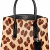 Kate Spade New York Margaux Medium Leather & Haircalf Satchel Women Satchels & Top Handles