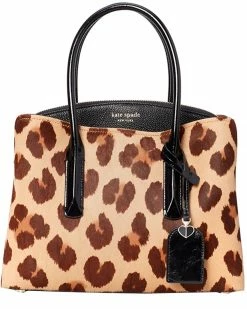 Kate Spade New York Margaux Medium Leather & Haircalf Satchel Women Satchels & Top Handles