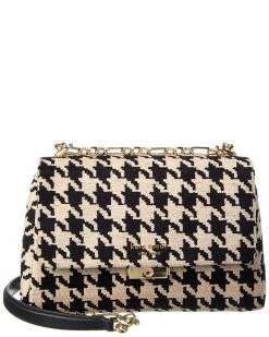 Kate Spade New York Houndstooth Medium Shoulder Bag Women Shoulder Bags