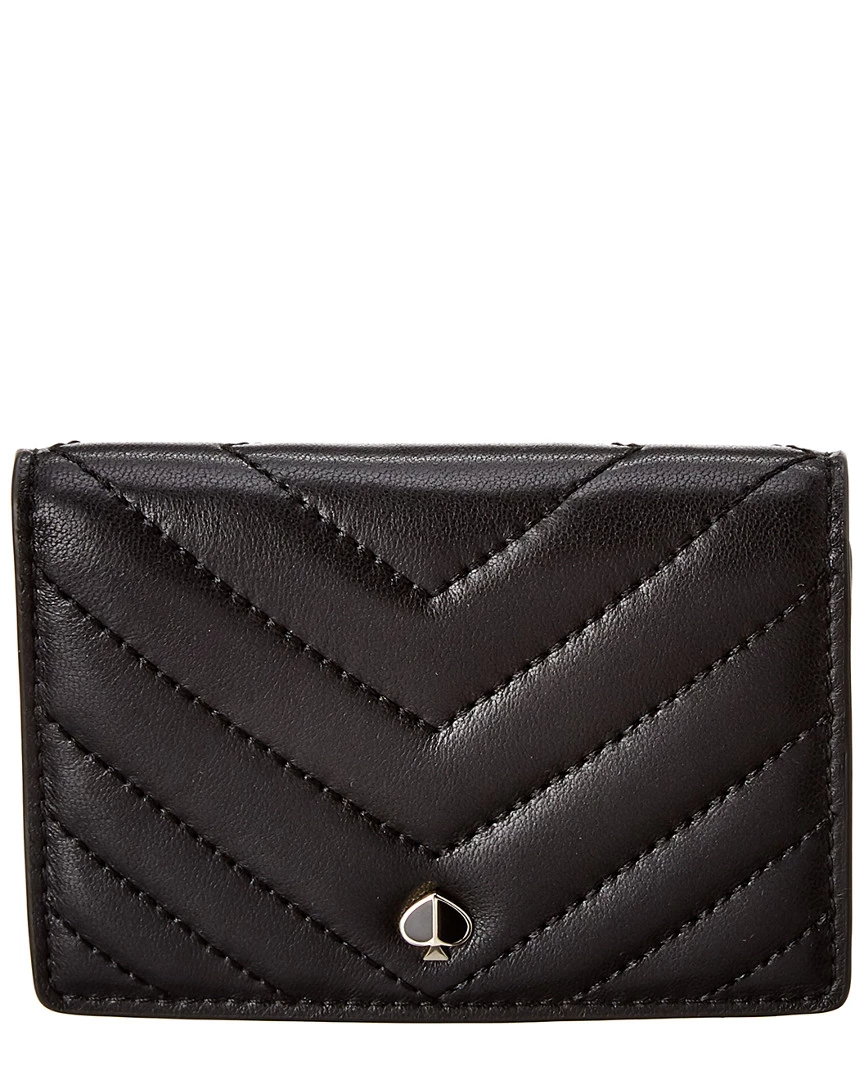 Kate Spade New York Amelia Flap Leather Card Case Women Wallets & Card Cases 1 Kate Spade New York Amelia Flap Leather Card Case Women Wallets & Card Cases