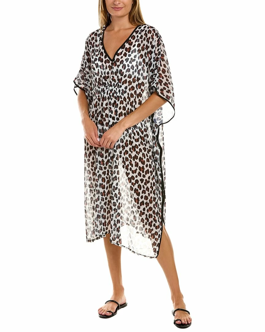 Kate Spade New York Long Caftan Cover-Up Dress Women Swimwear & Coverups 1 Kate Spade New York Long Caftan Cover-Up Dress Women Swimwear & Coverups