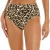 Kate Spade New York Belted High-Waist Bikini Bottom Women Swimwear & Coverups
