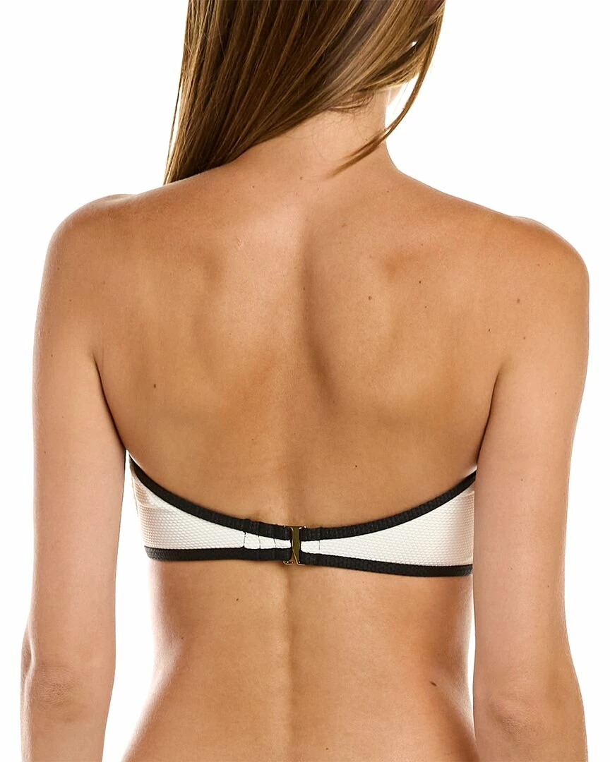 Kate Spade New York Contrast Bandeau Bikini Top Women Swimwear & Coverups 2 Kate Spade New York Contrast Bandeau Bikini Top Women Swimwear & Coverups - Image 2