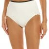 Kate Spade New York Contrast High-Waist Bikini Bottom Women Swimwear & Coverups