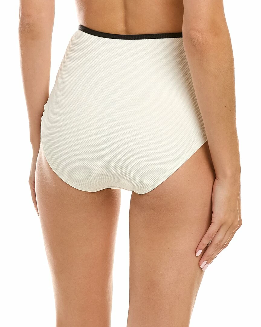 Kate Spade New York Contrast High-Waist Bikini Bottom Women Swimwear & Coverups 2 Kate Spade New York Contrast High-Waist Bikini Bottom Women Swimwear & Coverups - Image 2