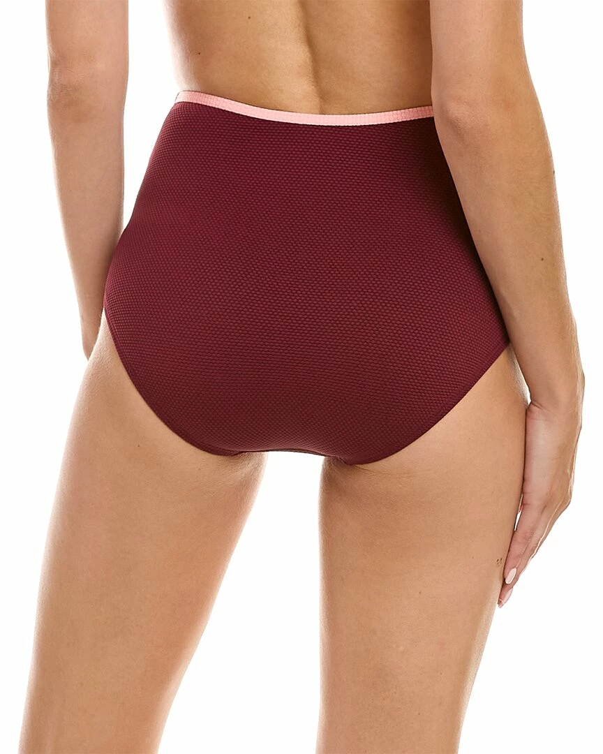 Kate Spade New York Contrast High-Waist Bikini Bottom Women Swimwear & Coverups 2 Kate Spade New York Contrast High-Waist Bikini Bottom Women Swimwear & Coverups - Image 2