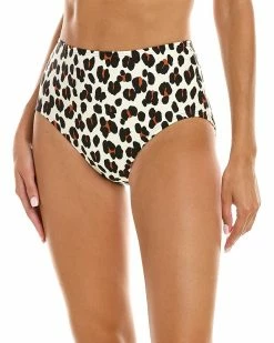 Kate Spade New York High-Waist Bikini Bottom Women Swimwear & Coverups