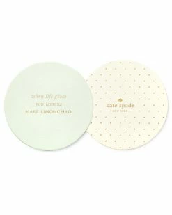 Kate Spade New York Set Of 2 Paper Coaster Set Home Serveware